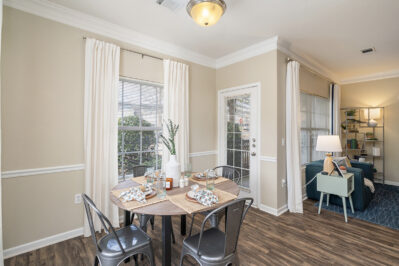Small dining area