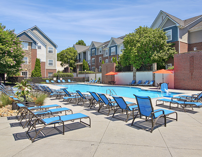 resort style pool