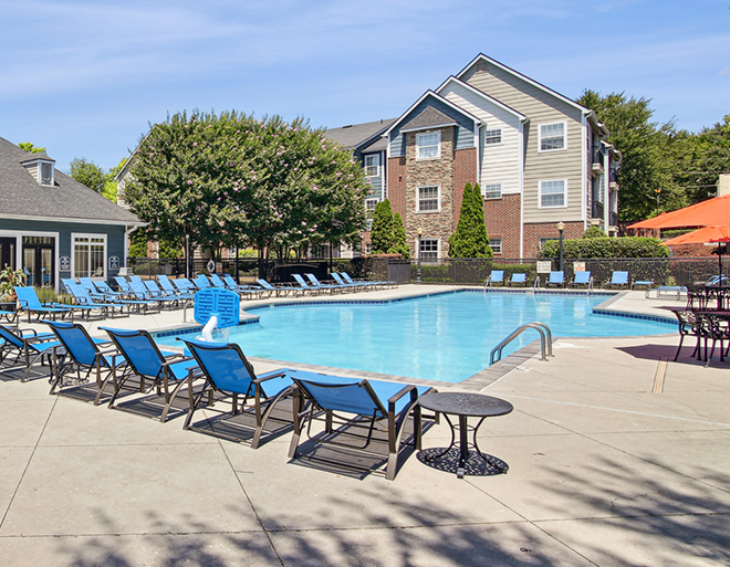resort style pool