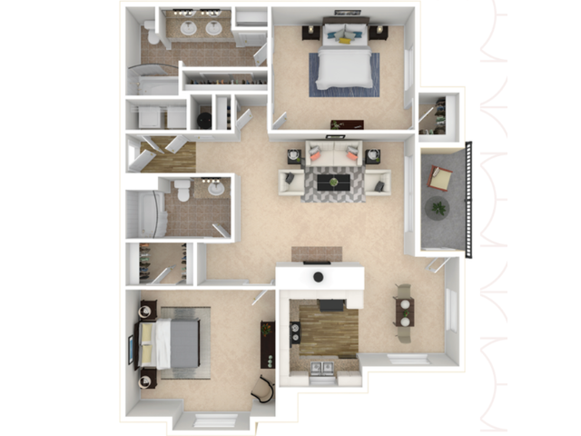 2AA - Alpha Floor plan